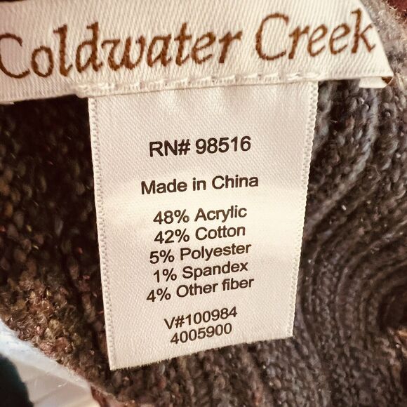 Womens Lot Of 2 Coldwater Creek Scarves Infinity Rectangle Scarf Boho Festival - Picture 6 of 8